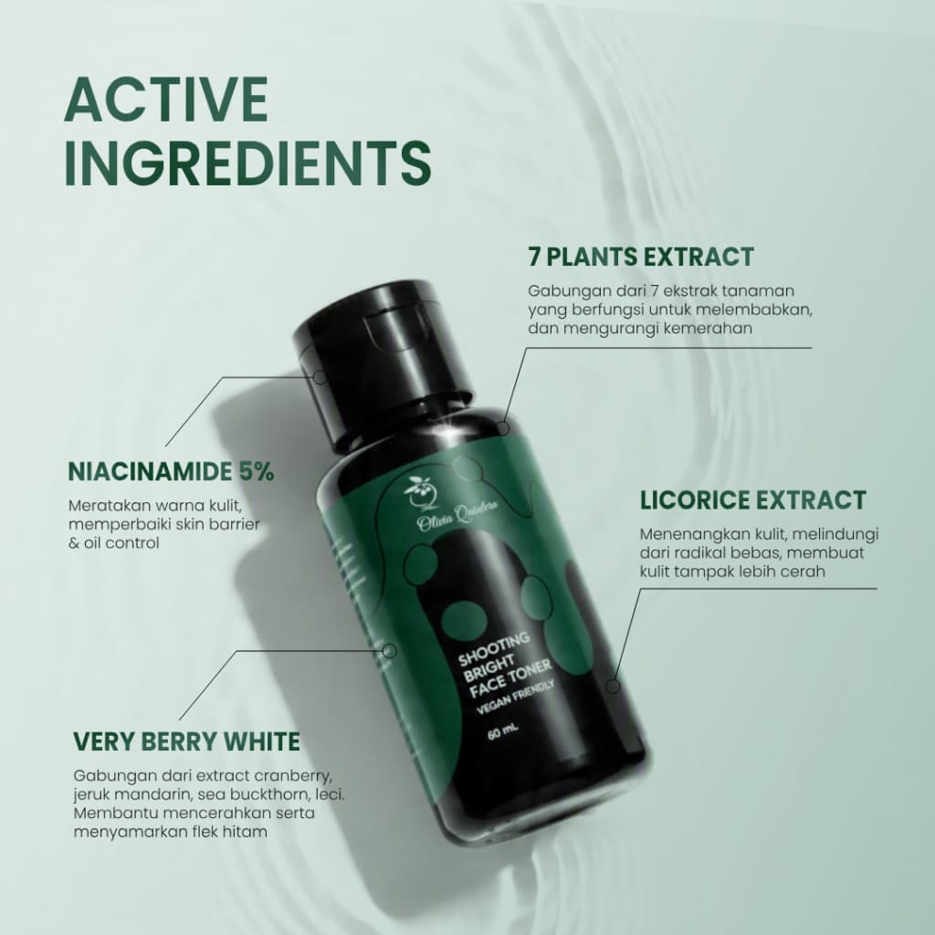 Shooting Bright Face Toner, foto produk